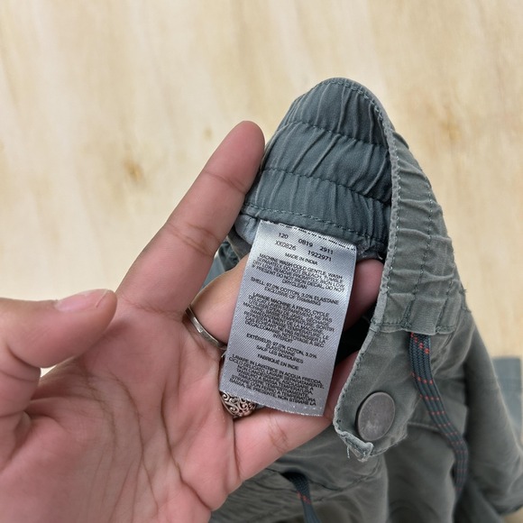 Columbia Swim Shorts Mens Large Green Elastic Waist Drawstring Trunks Pockets - Picture 4 of 11